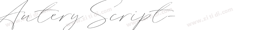 Autery Script字体转换